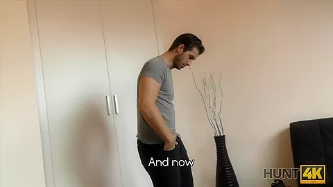 HUNT4K. Sexy beauty in knee socks under my control