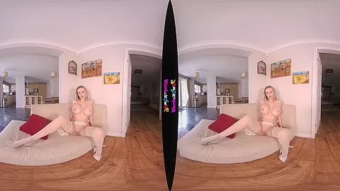 Me Time - Big Tits Blonde Lingerie Jerk Off Instructions