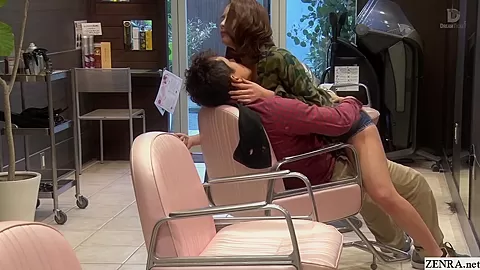 JAV hair salon audacious blowjob Ian Hanasaki Subtitled