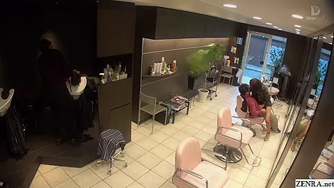 JAV hair salon audacious blowjob Ian Hanasaki Subtitled