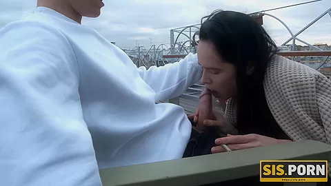 ***. Flapper greedily sucks stepbrothers dick and has vaginal sex