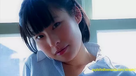 Jav Debut teen 18+ Yuzuna Aida Teases Doing Exercise Then With Teddy Shirt Spreading Labia Cheeky Smiling