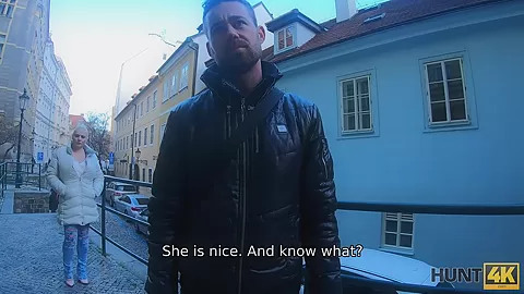 HUNT4K. Sissy boy is watching how his date satisfies another man