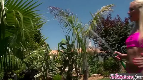 Twistys - CapriceLogan starring at Self Made Lesbian Water Park