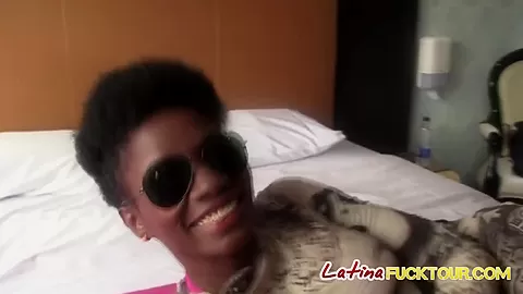 Black hottie gets banged with fat dick