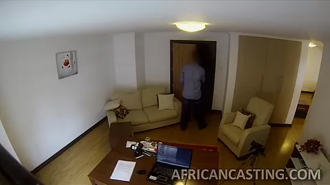 Monster cock filling black pussy