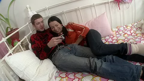 teen 18+ babe lets jizz ooze from her shaved cunt