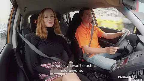 British ginger publicly rides driving instructor after bj