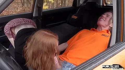 British ginger publicly rides driving instructor after bj
