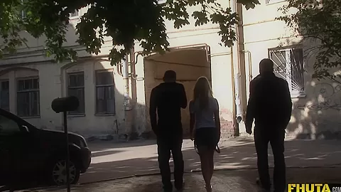 Russian teen 18+ picked off for rough anal