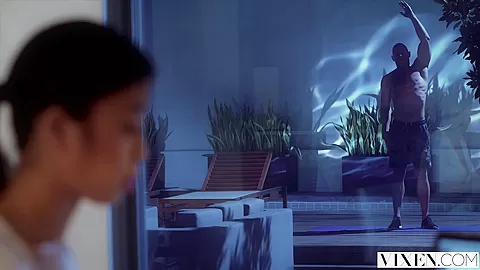 VIXEN Young Asian student 18+ Has Passionate Sex With Neighbor