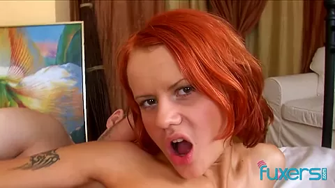 Redhead teen 18+ from Russia