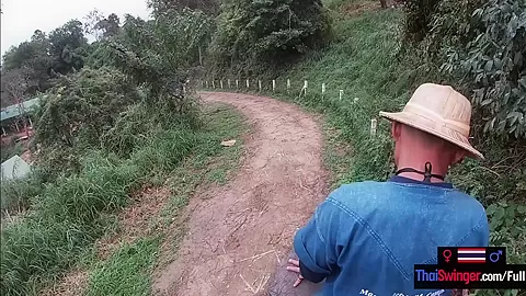 Elephant riding in Thailand with teen 18+ couple who had sex afterwards