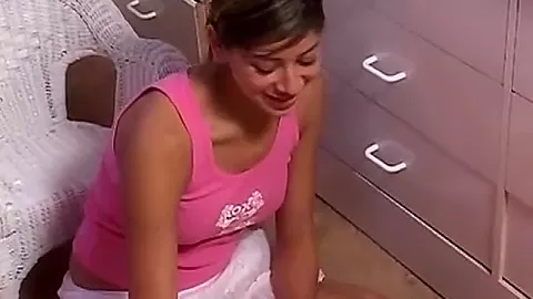 Petite teen 18+ shows off small tits