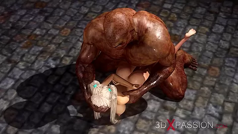 Big man bangs hard a hot teen 18+ in cuffs in the dark dungeon