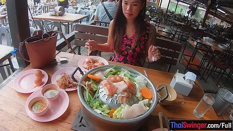 First time out for dinner since Covid hit and wild horny sex at home after