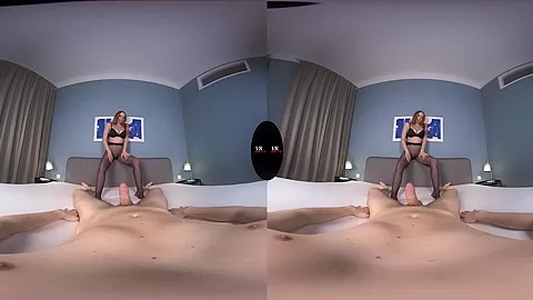 You Came All Over Mary's Big Boobs... But Way Too Early, Bad Boy! - Pantyhose Footjob Handjob Tease Edging