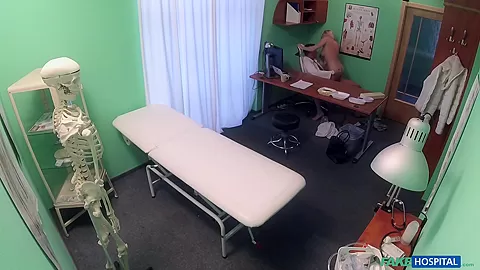 Blonde MILF Feeds Then Fucks Doctor - FakeHospital
