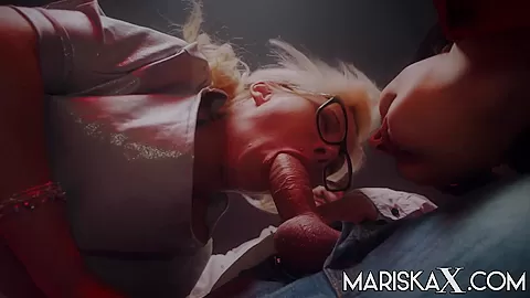 Trio With Mariska - Mariska Offers Her Friend To Pascal - MariskaX