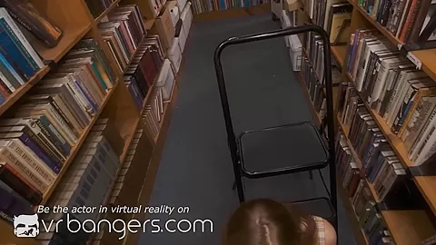 VR BANGERS Silent fuck in the library