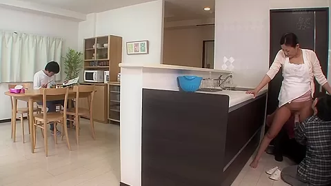 Milf Gets Pleasured While Her Step son Is Studying - MilfsInJapan
