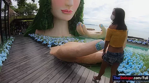 Thai teen amateur girlfriend enjoys her new boyfriends BWC