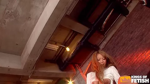 Japanese Teen Gets Her Hairy Pussy Creampied By Two Guys After Pounding Her Deep