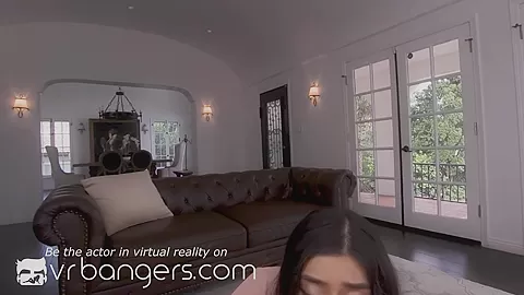 VR BANGERS Busty hottie neighbor is ready for fuck