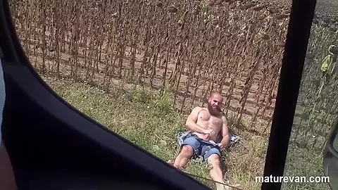Granny Just Kicked Me Out After Fucking Me In The With Mature Van