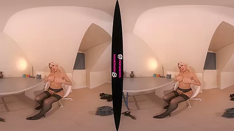 Wank Distraction - Blonde Big Tits JOI Fingering