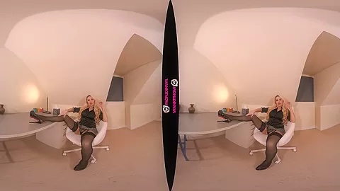 Wank Distraction - Blonde Big Tits JOI Fingering
