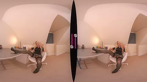 Wank Distraction - Blonde Big Tits JOI Fingering