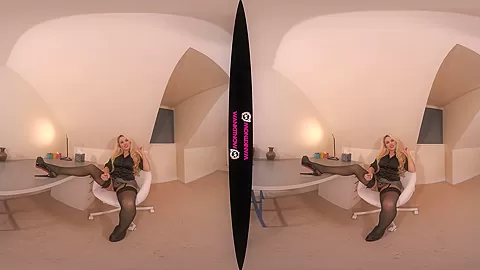 Wank Distraction - Blonde Big Tits JOI Fingering