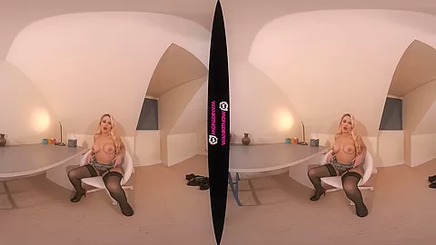 Wank Distraction - Blonde Big Tits JOI Fingering