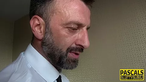 Spanked ass busty submissive gets anal