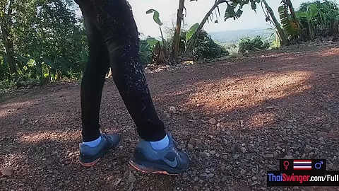 Amateur Thai teen 18+ girlfriend POV blowjob after a day out having fun