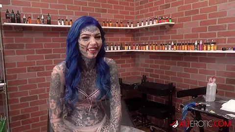 Amber Luke Gets Fucked After Getting a Butthole Tattoo - AltErotic
