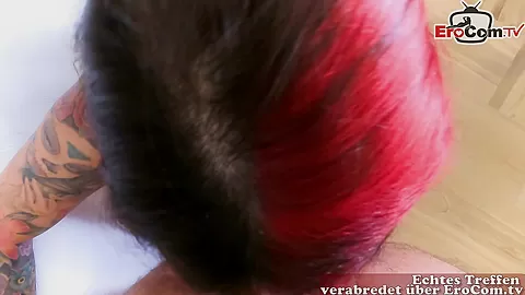 BLOWJOB PICK UP with mexian redhead teen 18+ slut and german tourist pov