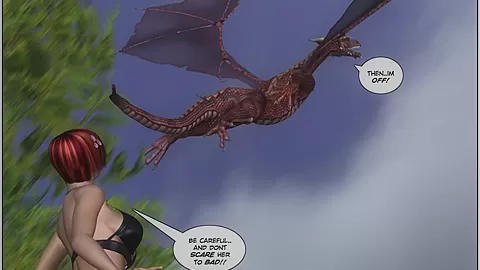 3D Comic: Dragon Rider. 1