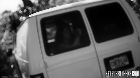 Faye Ends Up in the Van & Must Endure Rope Bondage, Outdoor Rough Sex & Deepthroat BJs