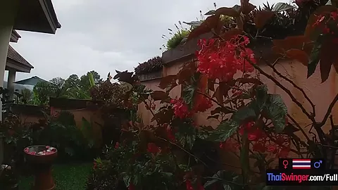 Amateur teen 18+ couple travels and fuck somewhere in the mountains of Thailand
