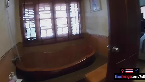 Amateur teen 18+ couple travels and fuck somewhere in the mountains of Thailand