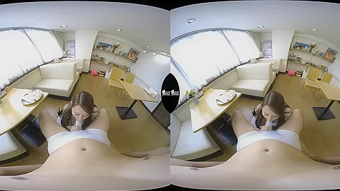 3DVR Real Brothel Restaurant 3; Beautiful and Busty JAV Idol