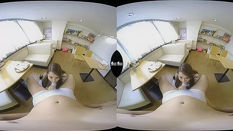 3DVR Real Brothel Restaurant 3; Beautiful and Busty JAV Idol