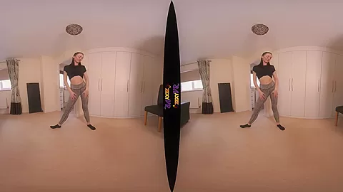 Naughty Yoga - Cute Brunette Babe Solo - SexLikeReal