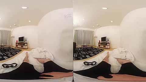 Your Stepsister Calls you While You're Watching VR Porn; Cute Japanese Teen Fucked in a Schoolgirl Outfit