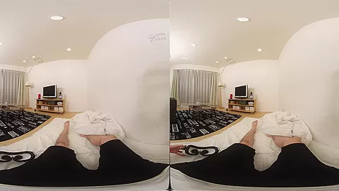 Your Stepsister Calls you While You're Watching VR Porn; Cute Japanese Teen Fucked in a Schoolgirl Outfit