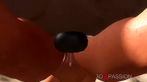 Sexy ebony gets fucked by a black guy on the savage island