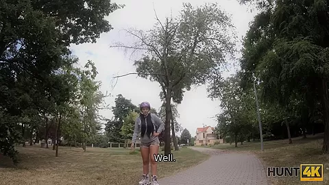 HUNT4K. teen 18+ with wonderful ass gives herself to the rich stranger
