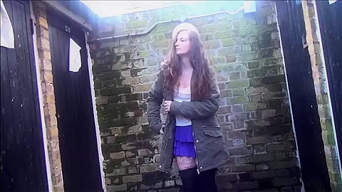 Amateurs outdoor blowjob and freezing flasher Goldas exhibitionist oral sex and public nudity of girl next door cutie